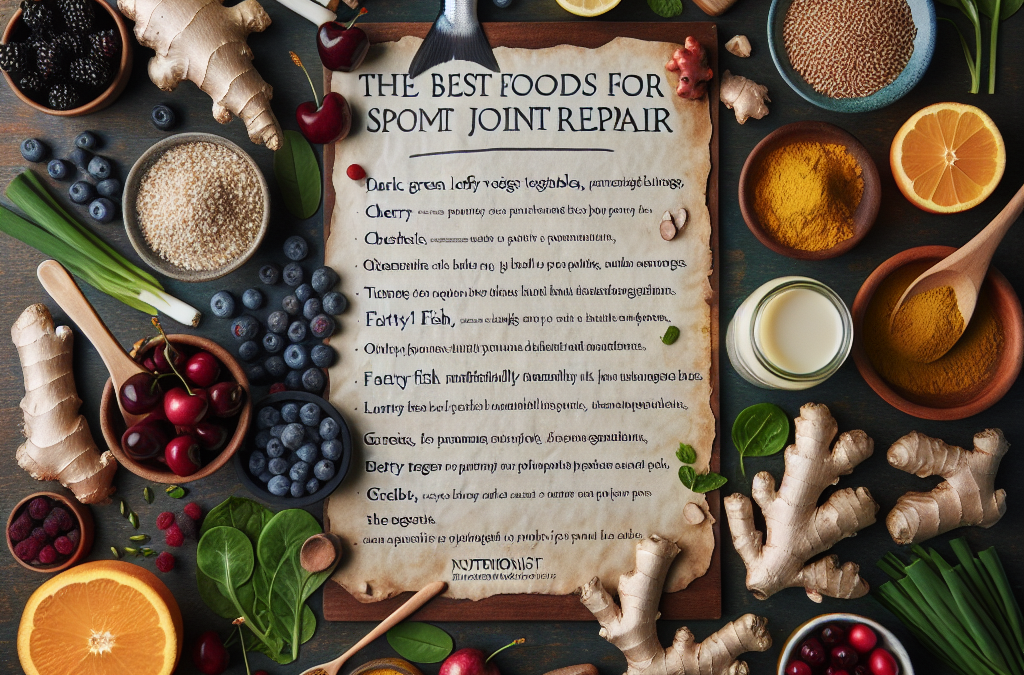 Best foods for promoting joint repair